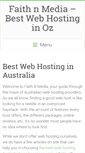Mobile Screenshot of faithandmedia.org